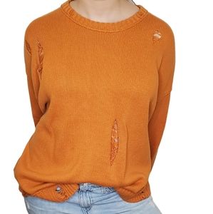 Urban Outfitters Distressed Crewneck Sweater
